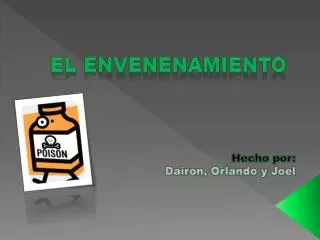 el envenenamiento