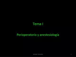 tema i