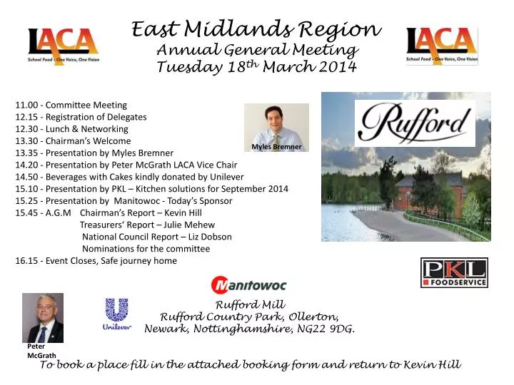 east midlands region annual general meeting tuesday 18 th march 2014