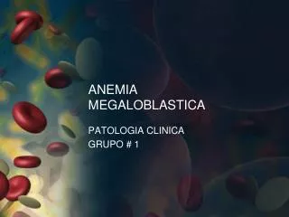 anemia megaloblastica