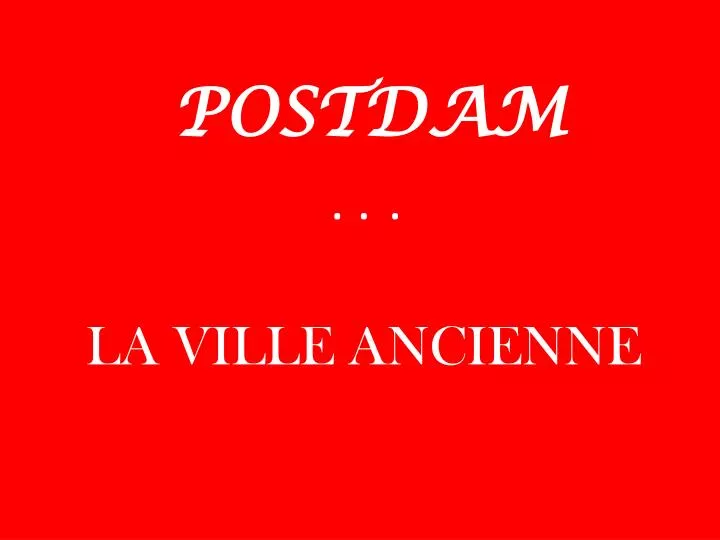 postdam