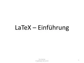 latex einf hrung