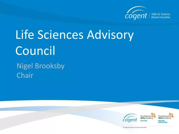 life sciences advisory council