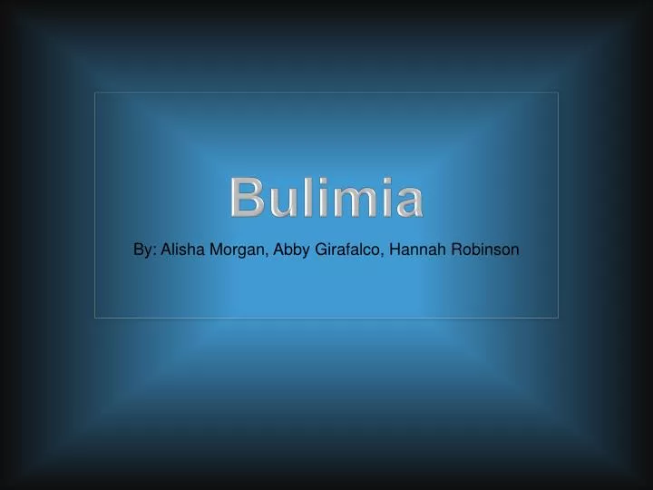 bulimia