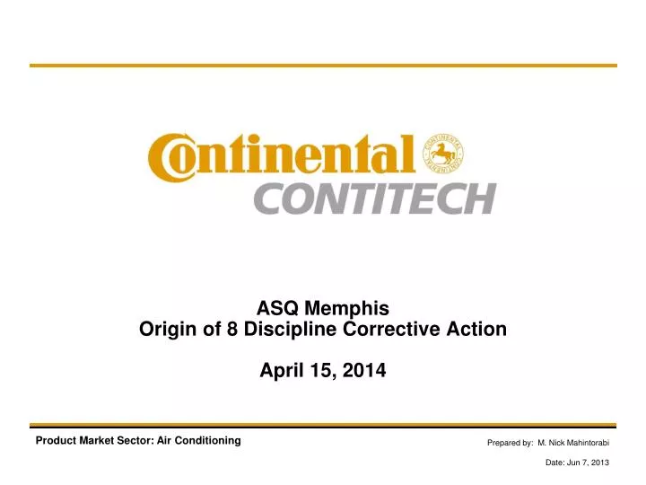 asq memphis origin of 8 discipline corrective action april 15 2014