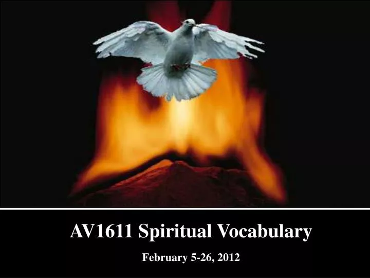 av1611 spiritual vocabulary february 5 26 2012