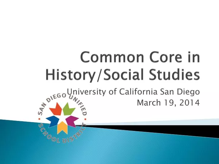 common core in history social studies