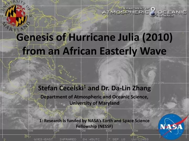genesis of hurricane julia 2010 from an african easterly wave