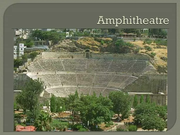 amphitheatre