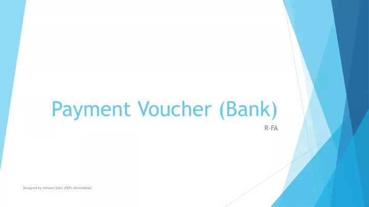 payment voucher bank