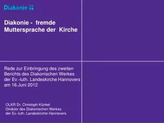 diakonie fremde muttersprache der kirche
