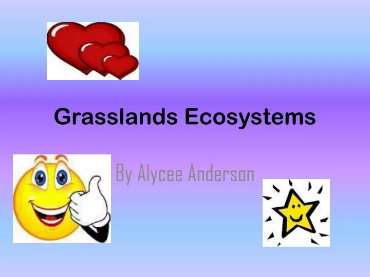 grasslands ecosystems