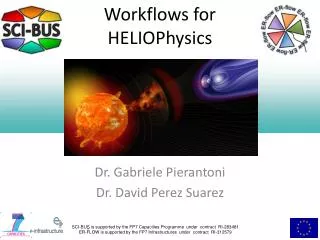 Workflows for HELIOPhysics