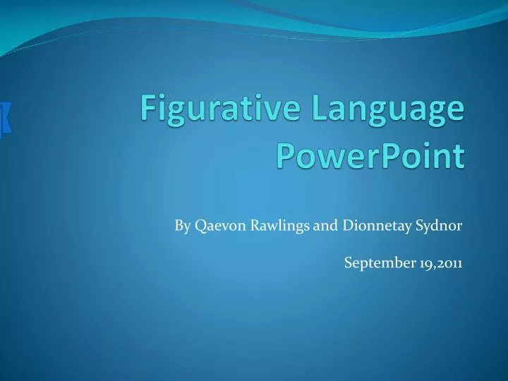 figurative language p owerpoint