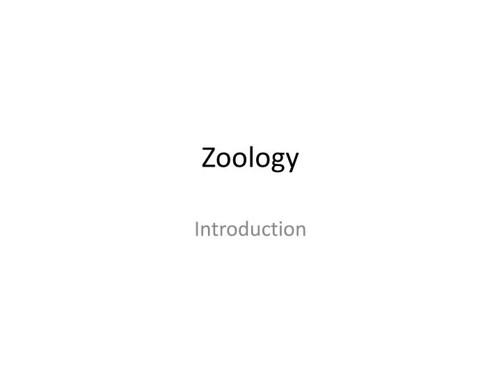 zoology