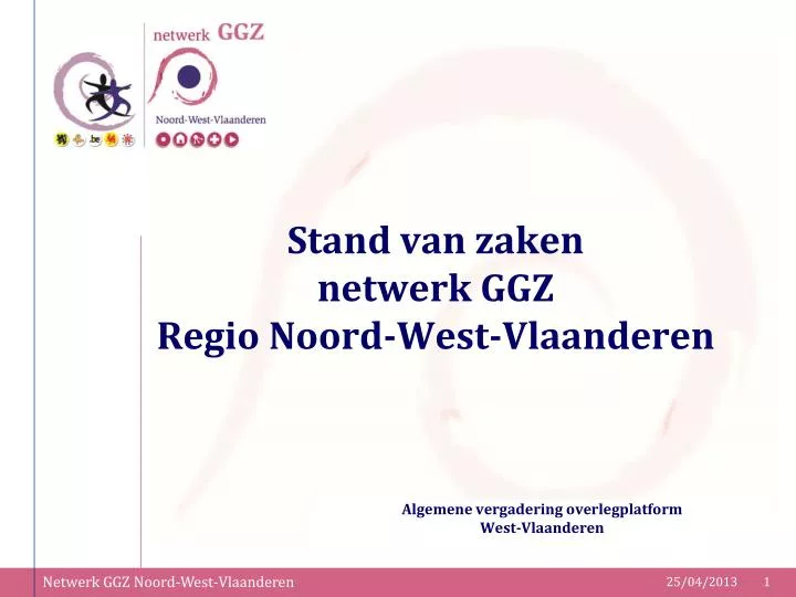 stand van zaken netwerk ggz regio noord west vlaanderen