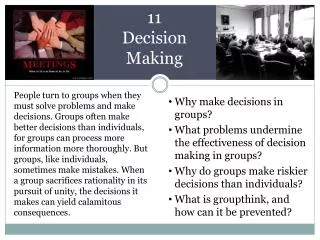 11 Decision Making