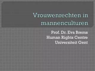 vrouwenrechten in mannenculturen