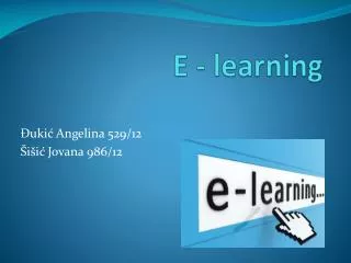e learning