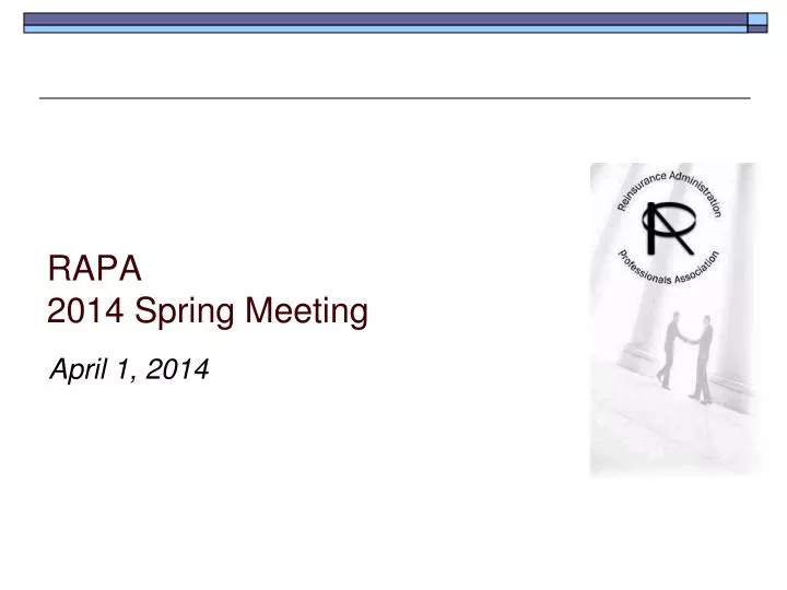 rapa 2014 spring meeting