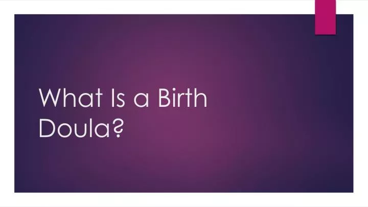 what is a birth doula