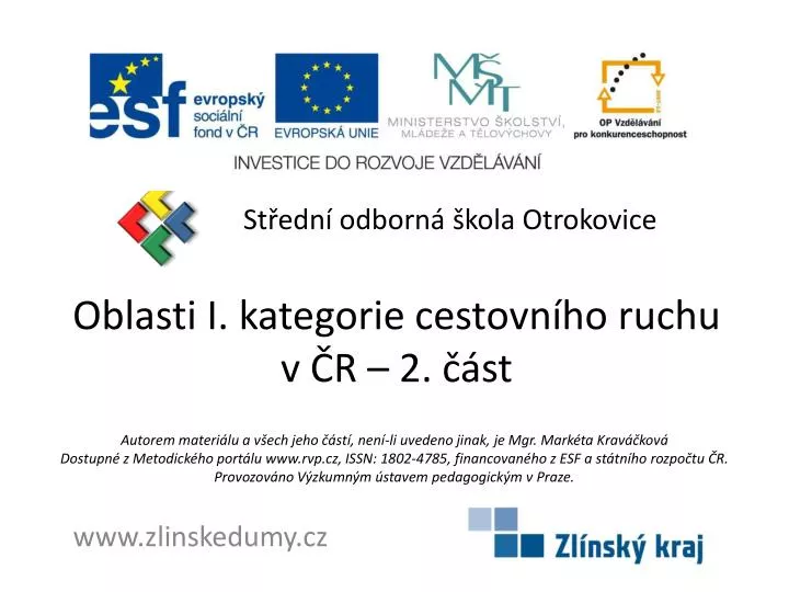 oblasti i kategorie cestovn ho ruchu v r 2 st