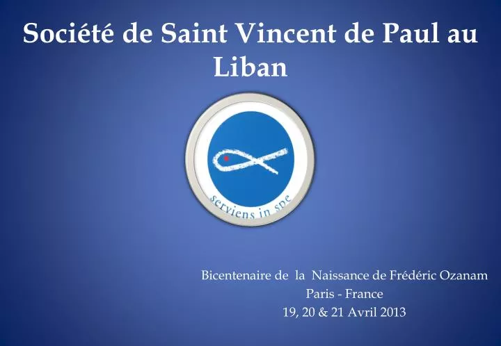 soci t de saint vincent de paul au liban