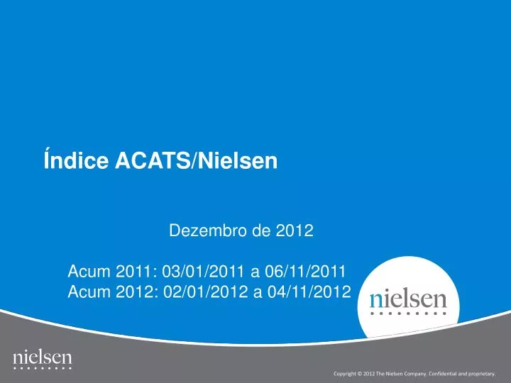 ndice acats nielsen