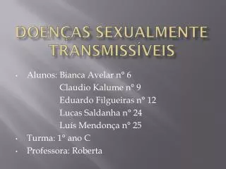 doen as sexualmente transmiss veis