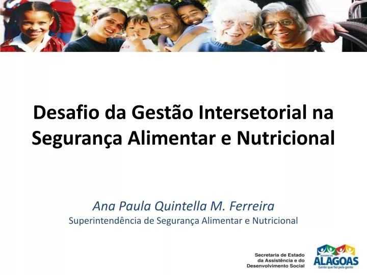 desafio da gest o intersetorial na seguran a alimentar e nutricional