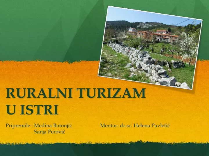 ruralni turizam u istri