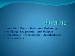 primitief