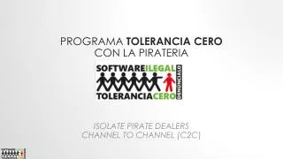 programa tolerancia cero con la pirateria