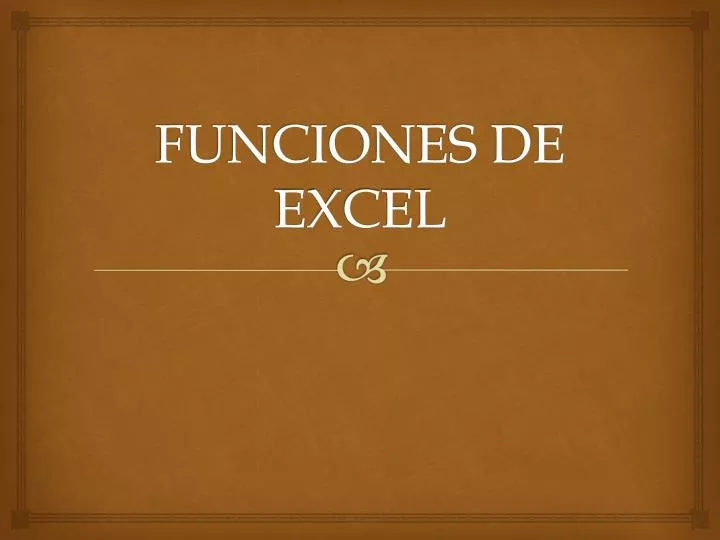 funciones de excel