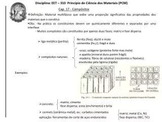 cap 17 comp sitos