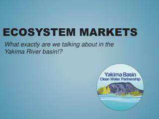 Ecosystem Markets