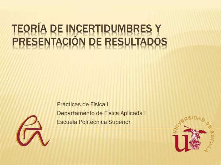 Ppt Teoría De Incertidumbres Y Presentación De Resultados Powerpoint Presentation Id2284197 4292