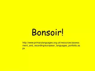 bonsoir
