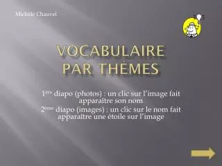 vocabulaire par th mes