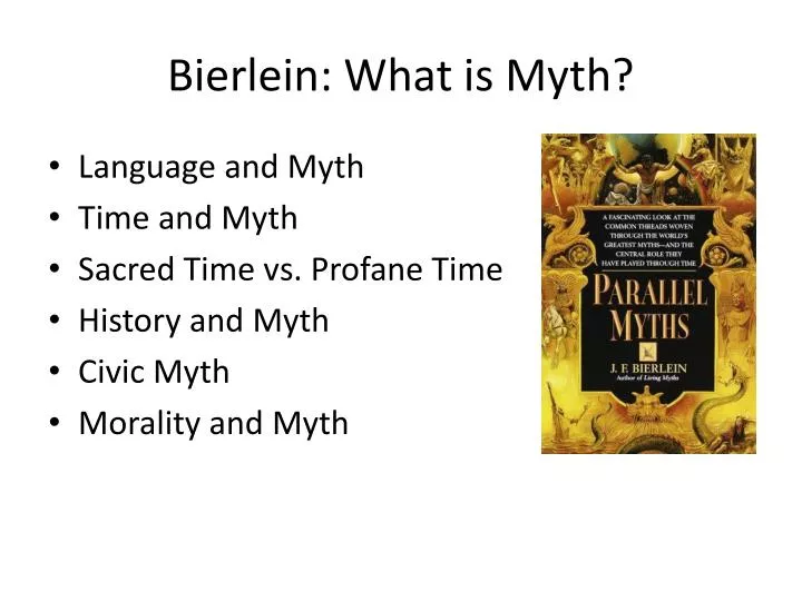 bierlein what is myth