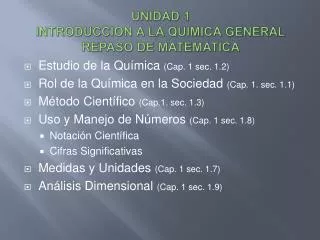 unidad 1 i ntroduccion a la quimica general repaso de matematica