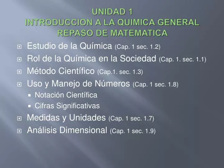 unidad 1 i ntroduccion a la quimica general repaso de matematica