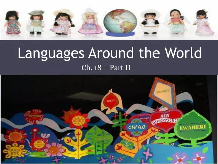 languages around the world