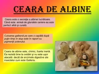 ceara de albine