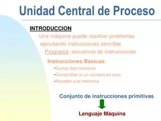 unidad central de proceso