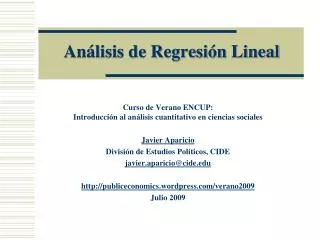 an lisis de regresi n lineal