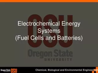 Electrochemical Energy Systems (Fuel Cells and Batteries)