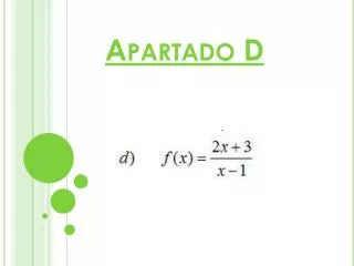 apartado d