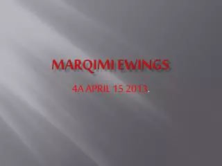 MARQIMI EWINGS