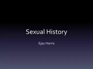 Sexual History